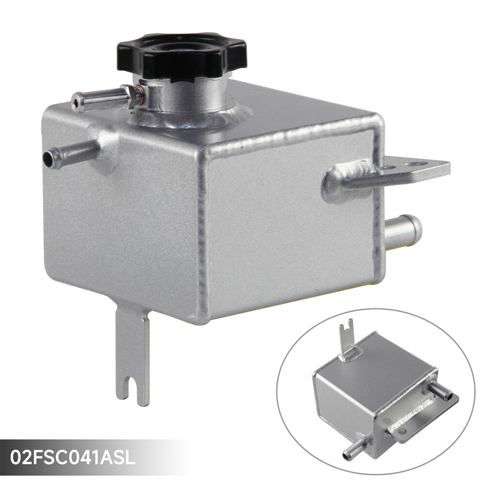 Aluminum Coolant Expansion Tank for Subaru WRX 2002-2007 / STI 2004-2016 Silver