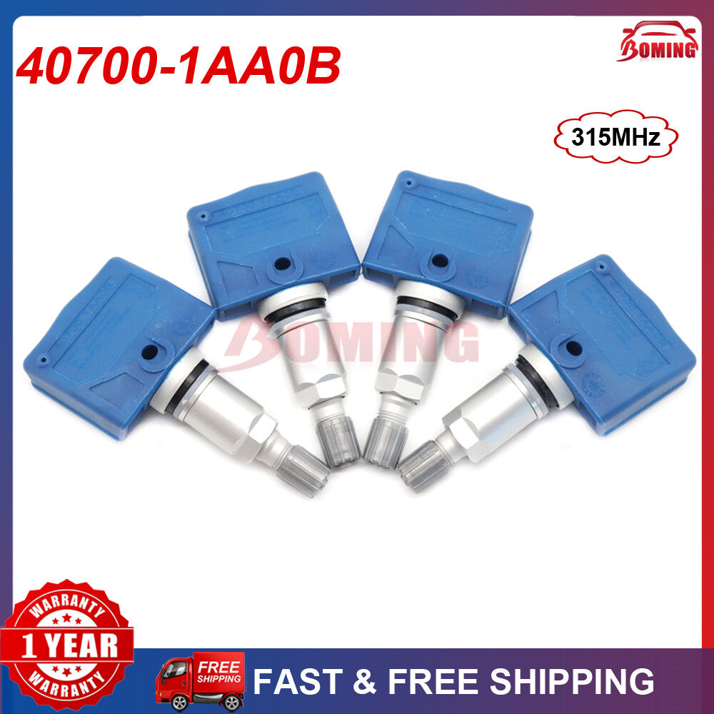 4Pc New TIRE PRESSURE SENSOR TPMS 40700-1AA0B for Nissan Altima Maxima for Infiniti