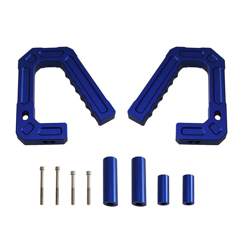 Aluminum Front Grab Handles for 2007-2018 for Jeep for Wrangler JK Grab Bar Blue