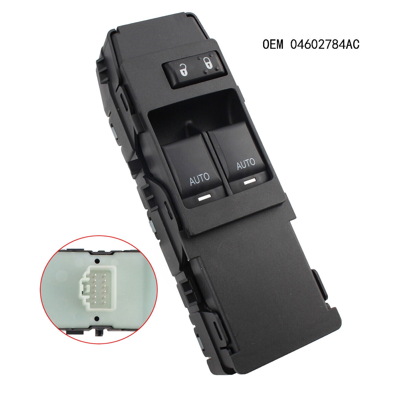 For 08-14 for Dodge for Challenger Brand Front Driver Side Window Switch 04602784AC New