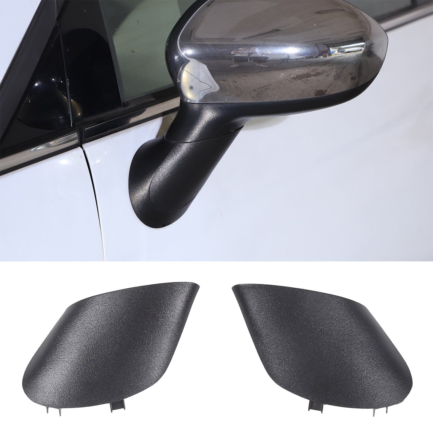 Carbon Fiber Center Console Cup Holder Trim for C-Class W204 2008 - 2014- v
