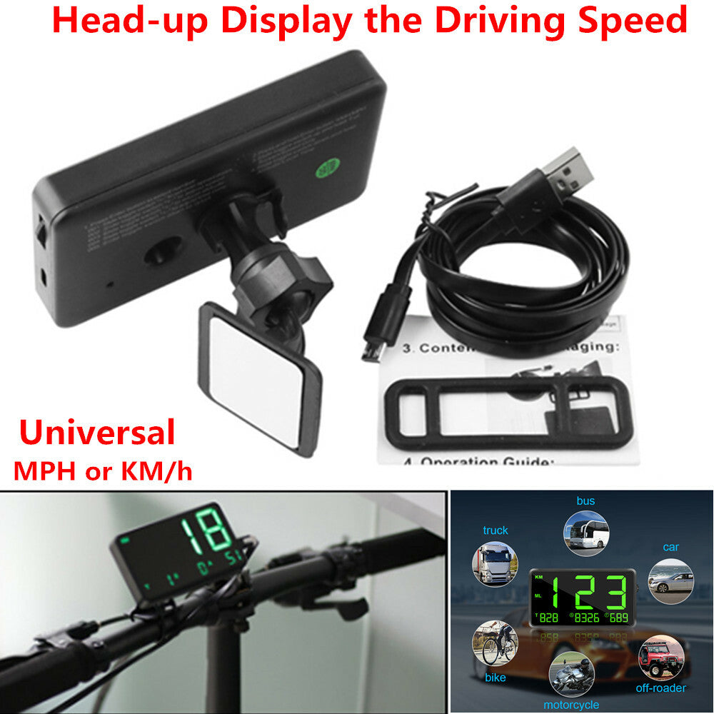 Digital car and motorcycle GPS speed measurement and speed display kit (km/h, miles per hour) for bicycles (DC5V-) n