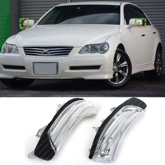 Mirror Indicator Lights Pair for Toyota PRIUS REIZ MARK X for AVALON WISH 2009-2013