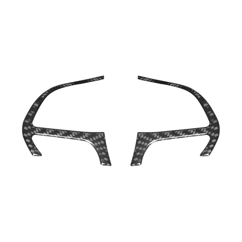 Carbon Fiber Steering Wheel Button Frame Cover Trim for Dodge Durango 2014-2020