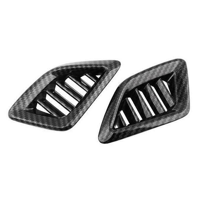 ABS Carbon Fiber Dashboard Air Vent Outlet Cover Trim for Honda Accord 2018-2021