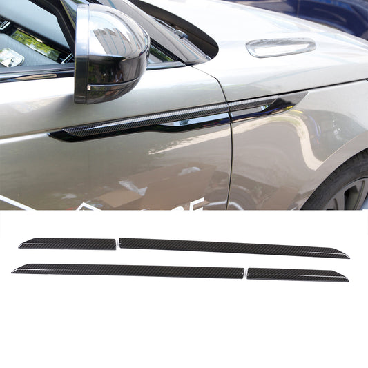 Carbon fiber side vent cover fender trim for Land Rover Velar 2017-19 n