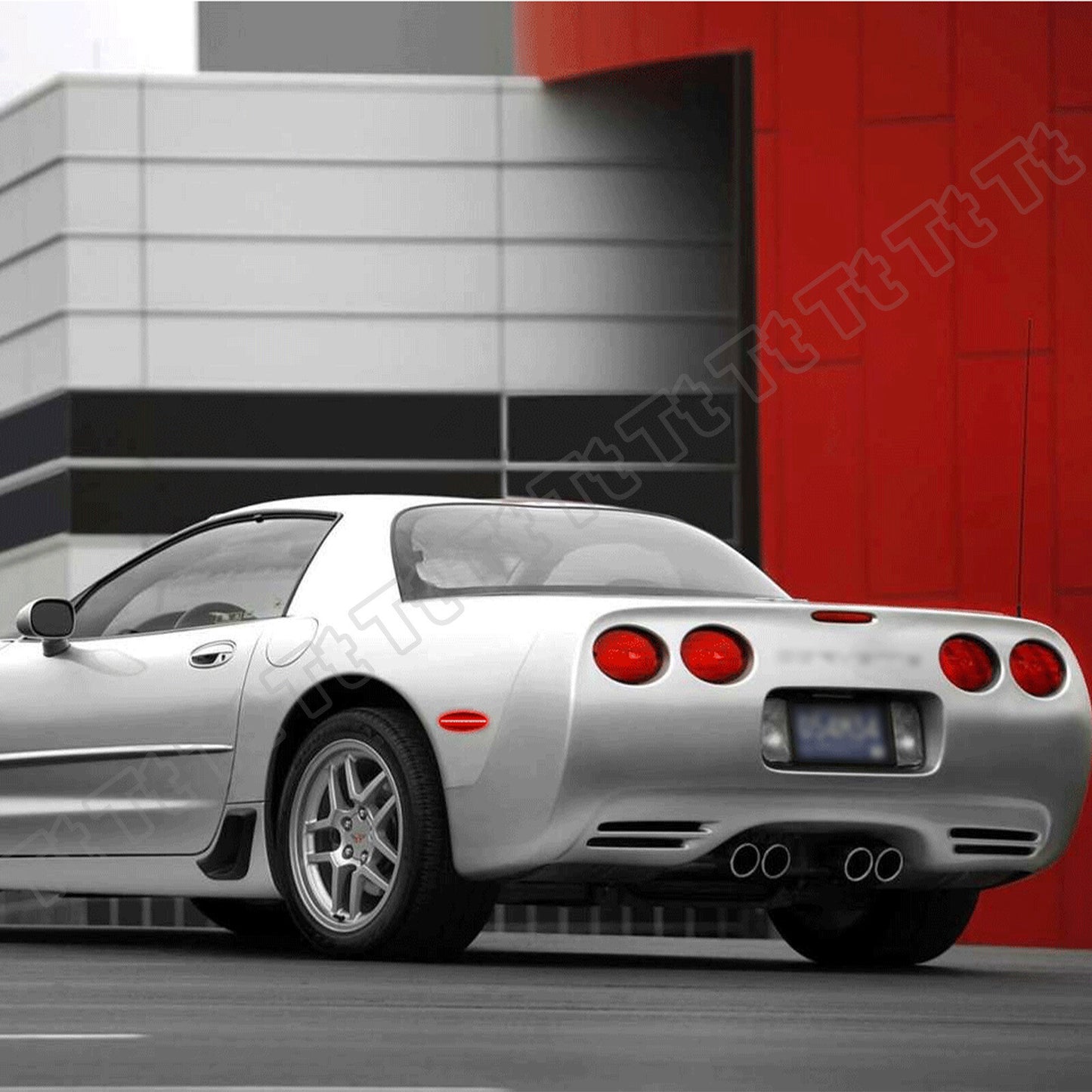 3x for 97-04 for Corvette C5 Rear LED Side Marker Light Flasher Third Brake Light - v