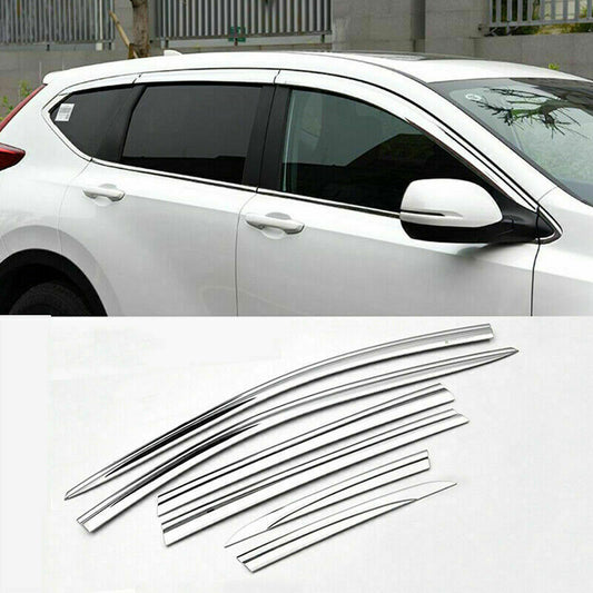 for Honda CR-V 2017-2022 Chrome Window Wind Visors Rain Guard Vent Deflectors