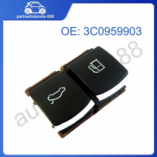 3C0959903 new chrome fuel tank/trunk release button switch for Volkswagen for Passat CC.