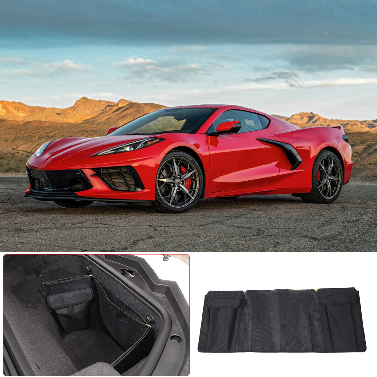 ABS carbon fiber cup holder cover trim frame for Toyota Tacoma 2016-2022 Q