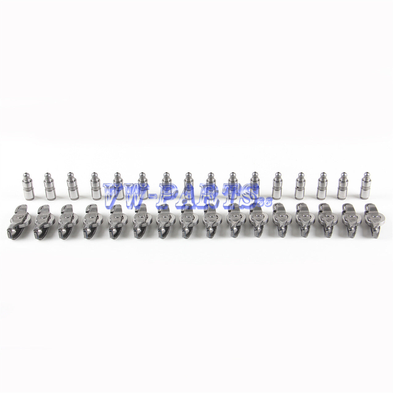 16pcs Valves & 16pcs Hydraulic Lifters Rocker Arms Fit for Chevrolet Blazer LSY Q