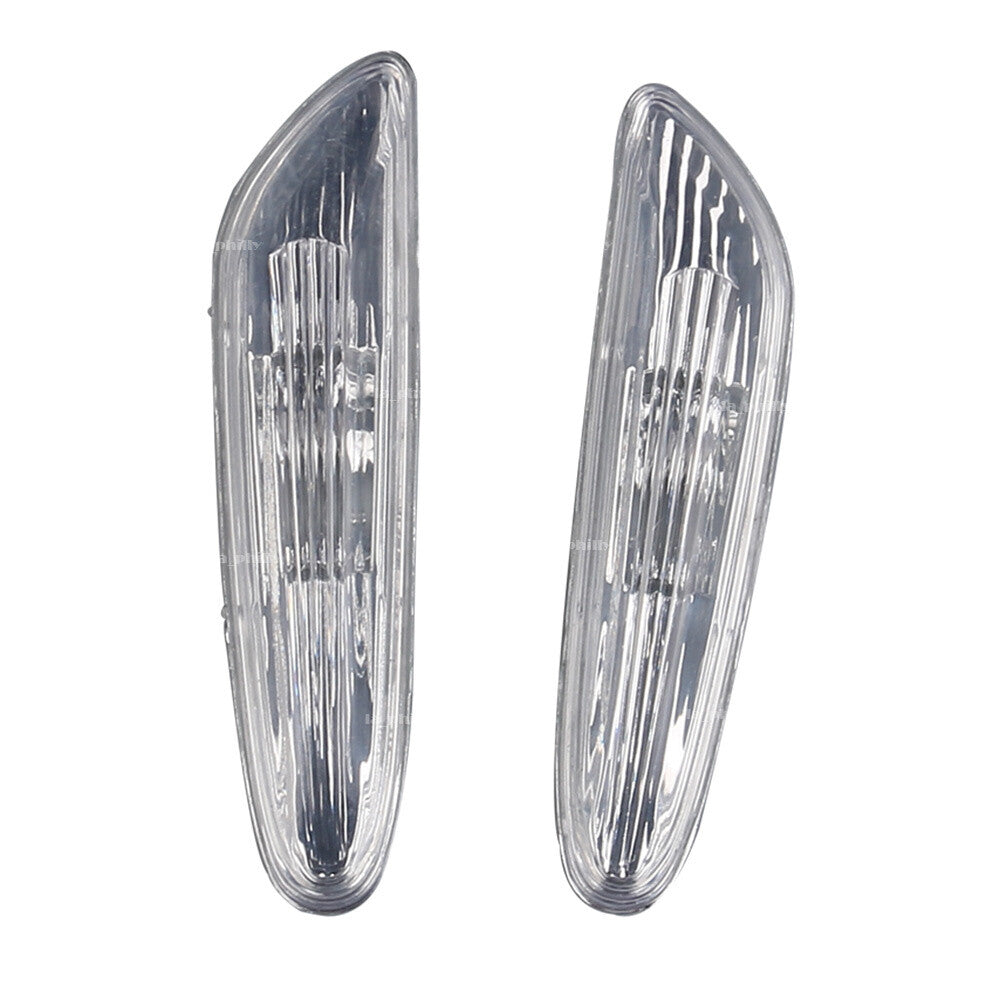 Pair Fender Side Marker Light Indicator Lamp for BMW 3-Series E90 E82 E88 E60