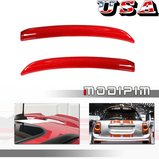 Sports Red Rear Wing Decorative Boiler Extended Lipstick Suitable for 2014+ for Mini F56 F55 S/JCW- v