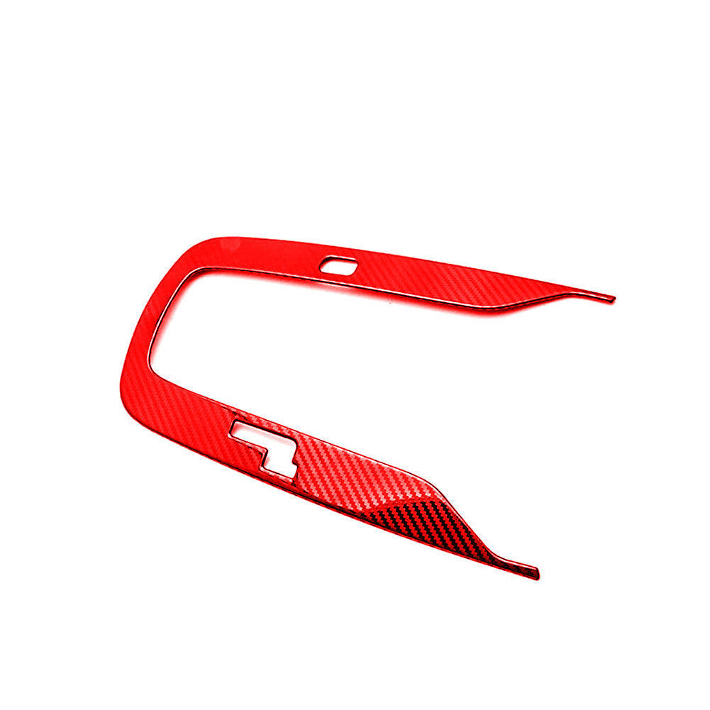 For Quest 2004-2006 Left & Right Cup Holder Trim Cover Decor Carbon Fiber v