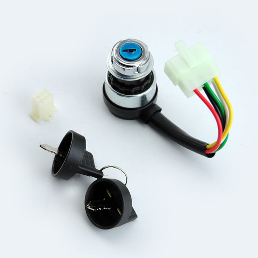 5 Wire On Off Start Ignition Key Switch For Hammerhead Carter Bros Roketa 150cc