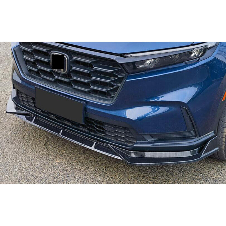 for Honda CR-V 2023-2024Carbon Fiber Front Bumper Lip Chin Spoiler Splitter Trim