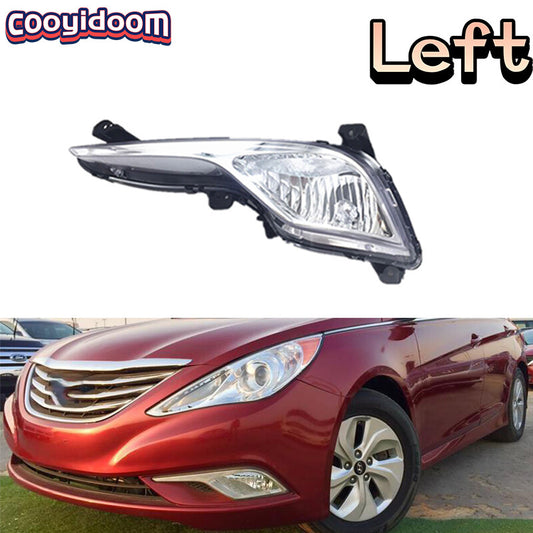 Left Front Bumper 4 wire LED fog light for Hyundai Sonata MK8 2013-2015
