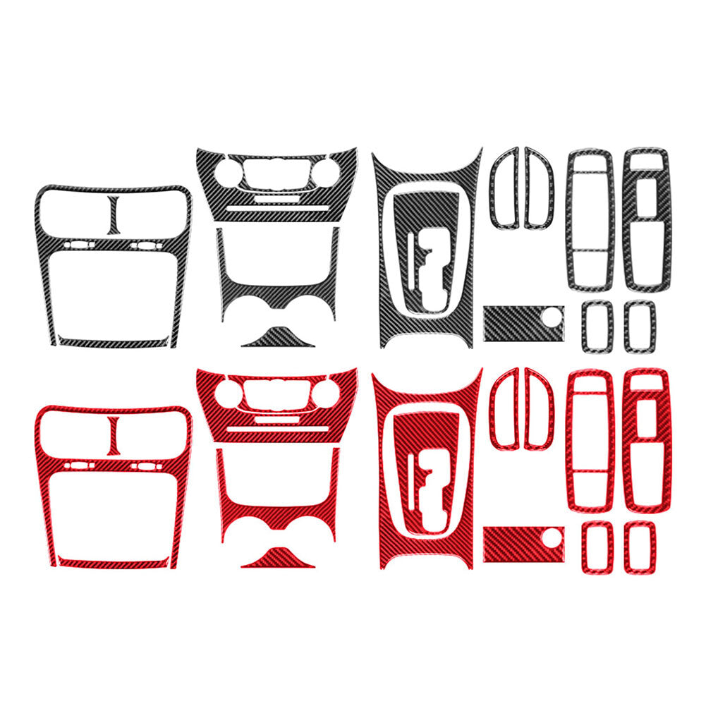 16Pcs Carbon Fiber Full Interior Kit Cover Trim for Dodge Journey 2011-2018