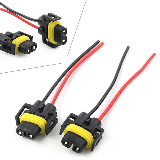 Wire Pigtail Female P S 880 Fog Light Two Harness Bulb Socket Connector Plug
