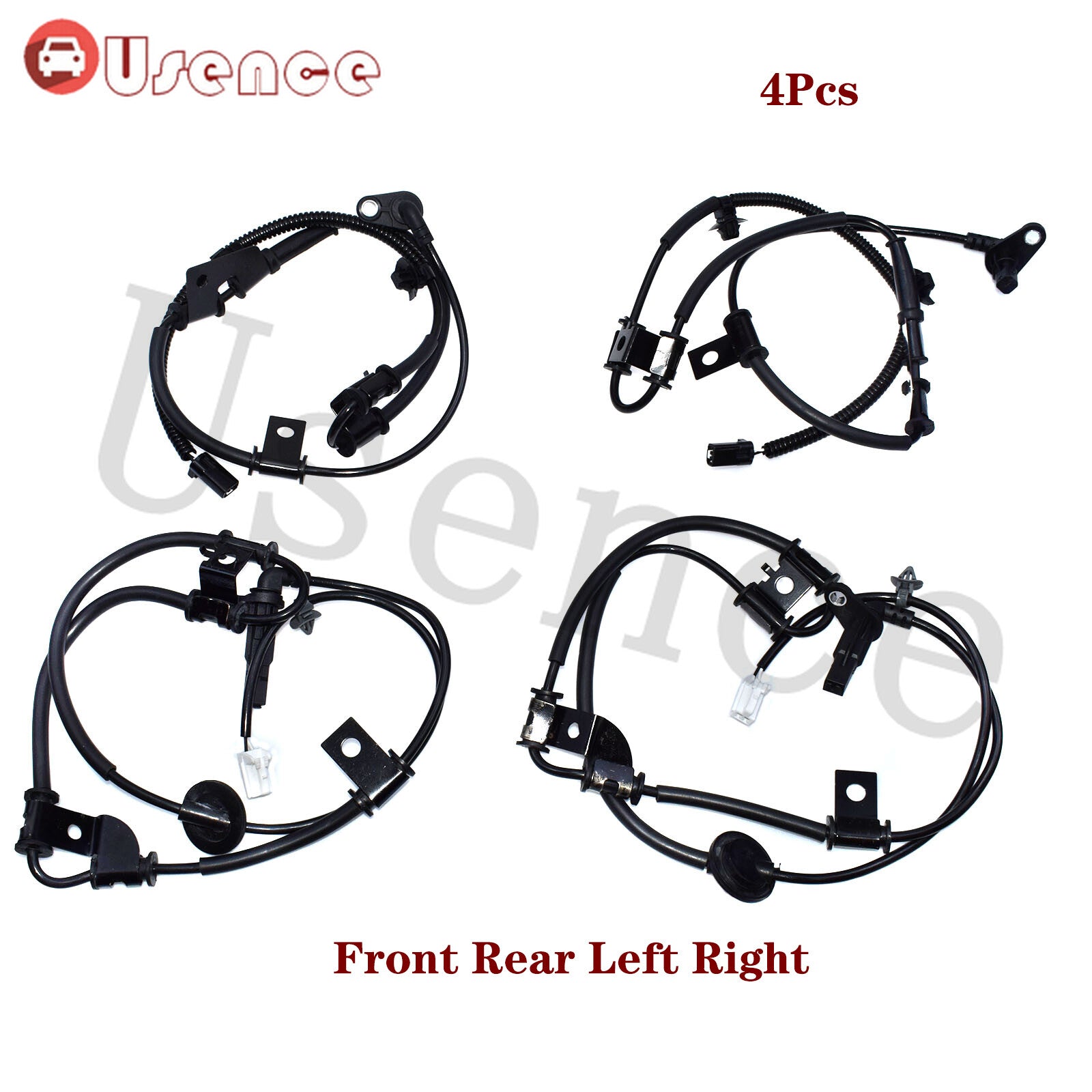 Set of 4 Front Rear Left Right ABS Wheel Speed Sensor For 2005-09 for Hyundai for Tucson