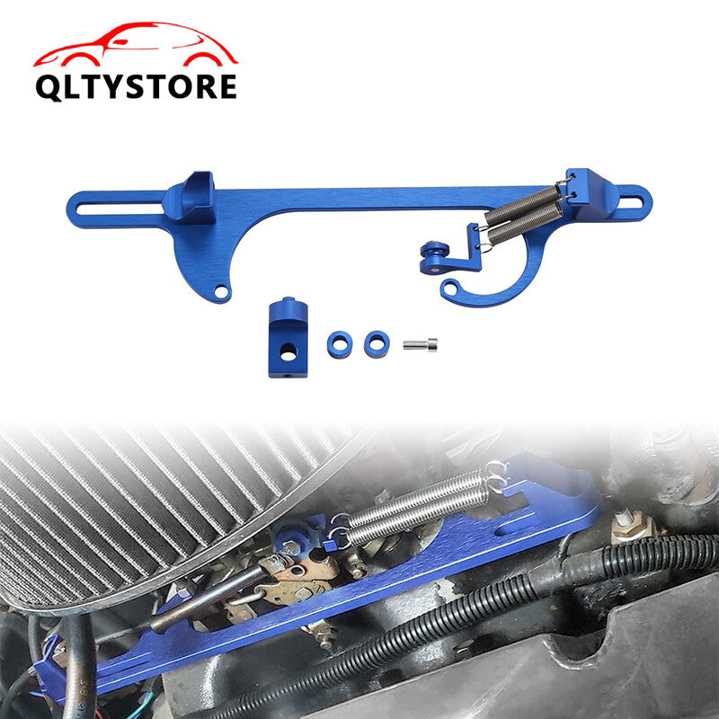 Throttle Cable Carb Bracket Carburetor Aluminum for Holley4150 4160 Series Blue Q