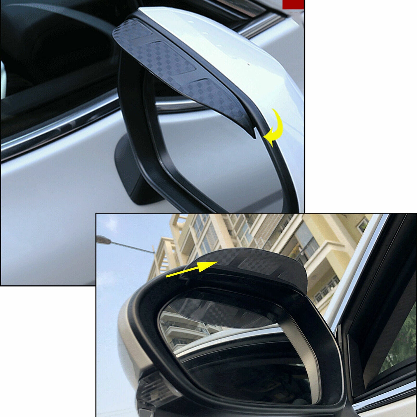 for Toyota for Camry 2018-2021 Rearview Mirror Rain Eyebrow Rain Snow Cover Trim