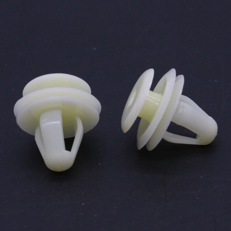 100x car body push fastener pin rivet collision door panel fastener clip- v