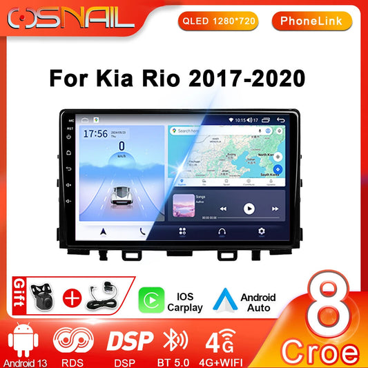 Video Player for Kia RIO YB KX Cross 2016-2020 Car Radio Stereo GPS Navi Android