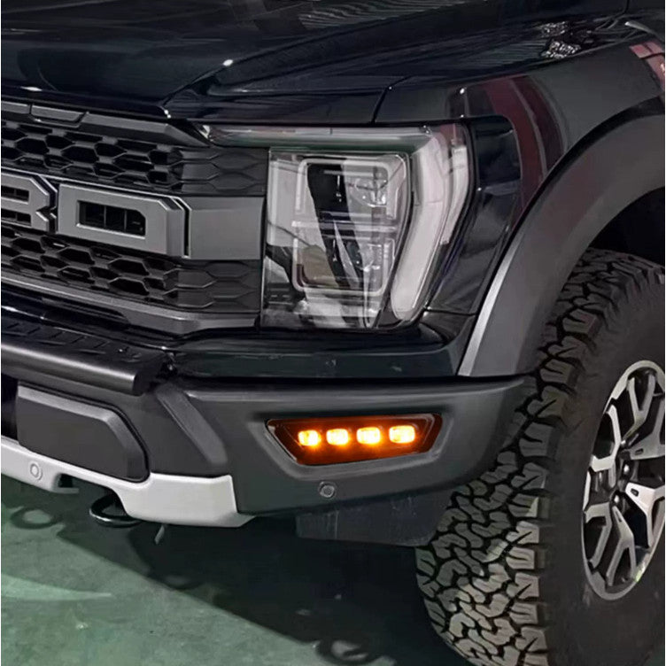 Daytime Running Light Kit Fog Lamp For F150 2021-2023 LED DRL v