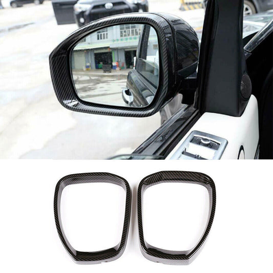 for Range Rover Sport 2014-22 Carbon Look Door Rear View Side Mirror Cover Trim