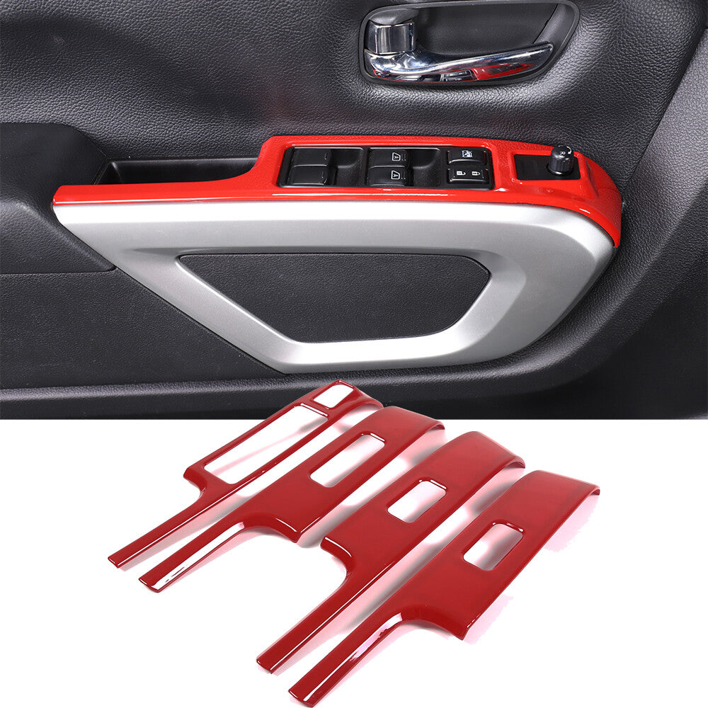 Matte Black Interior Console Armrest Box Cover Trim for Corvette C7 2014-2019- v