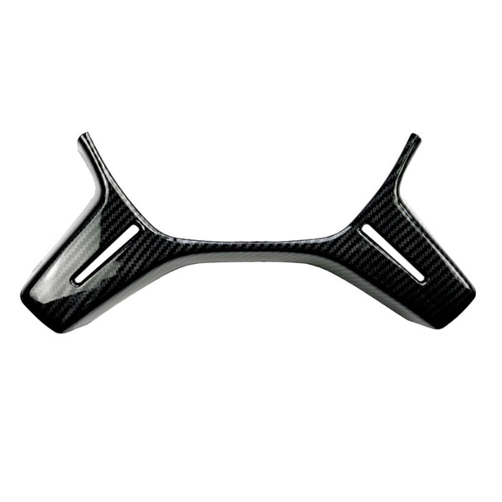 Carbon fiber Look Steering Wheel Moulding Cover Fit for Benz C E GLK M Class W204 Q