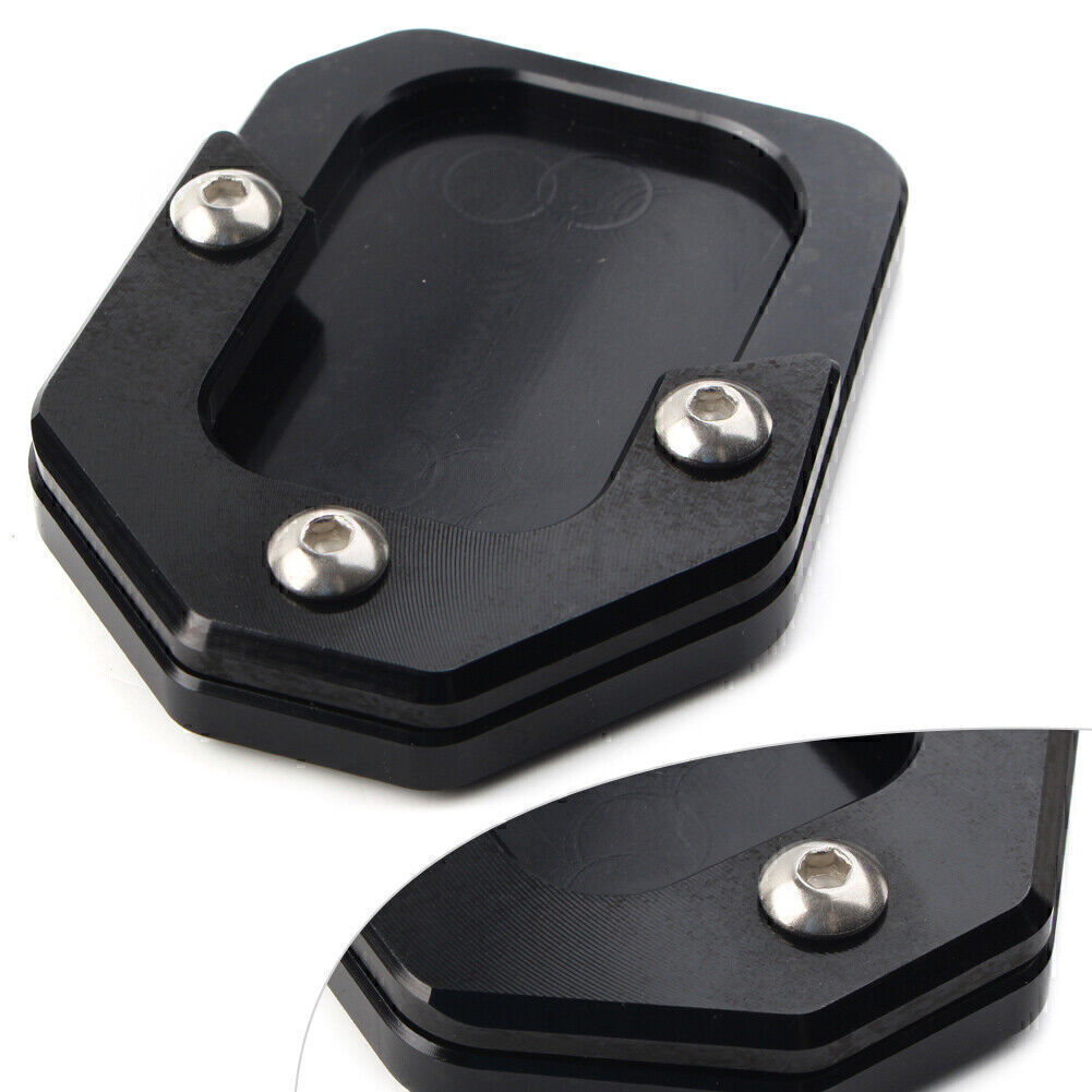Kickstand Enlarge Plate Pad for BMW C400X 2018-2021 C400GT 2019-2021 2020 Black Q