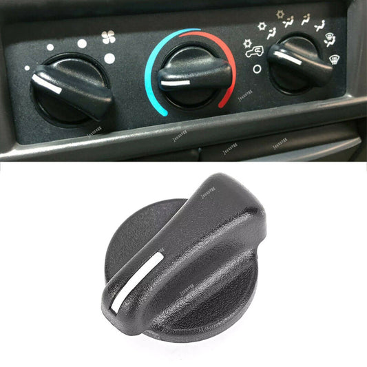 A/C Blower Fan Speed Control Knob for Dodge for Ram for Jeep for Wrangler 1999-03 5011218AA Q