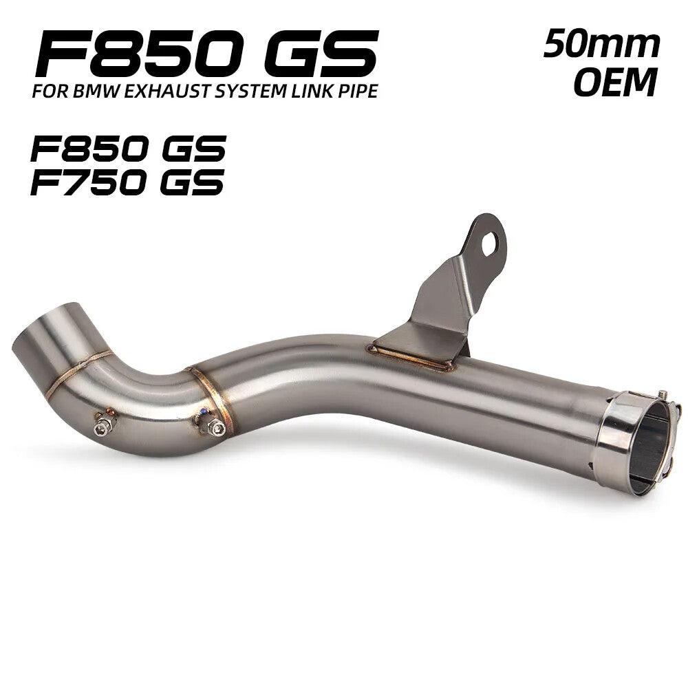 for BMW F750GS F850GS F750 F850 GS Motorcycle Exhaust Middle Link Adapter Pipe