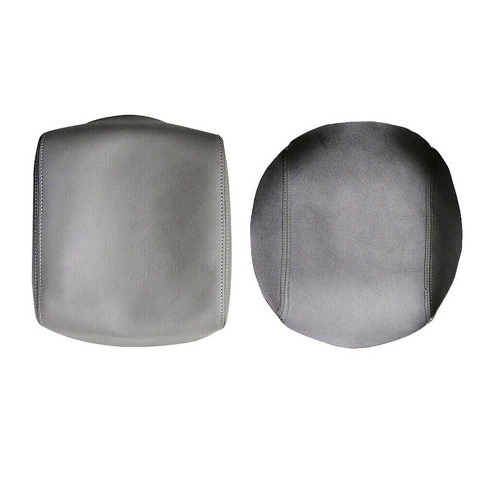 Gray Leather Center Console Lid Armrest Case for Honda Ridgeline 2006-2014 New n