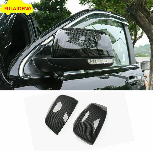 for Jeep Grand Cherokee 2014-2020 Carbon Look Rear View Side Door Mirror Cover2