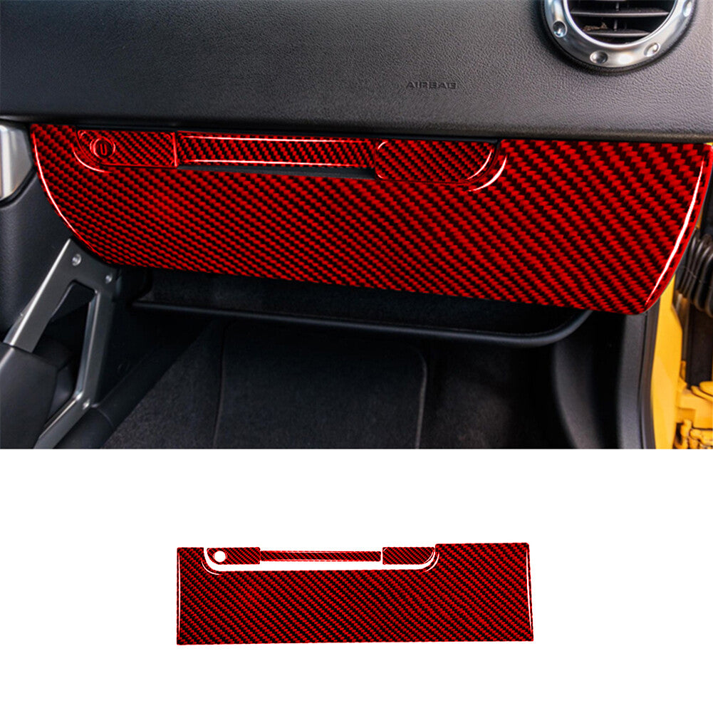 2X Carbon Fiber Rear Window Frame Cover Trim For 718 2016-2022 v