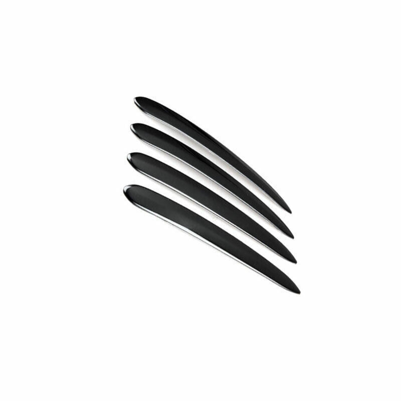 for BMW X5 G05 2019-2023 Black Steel Outside Door Handle Molding Cover Trim 4PCS