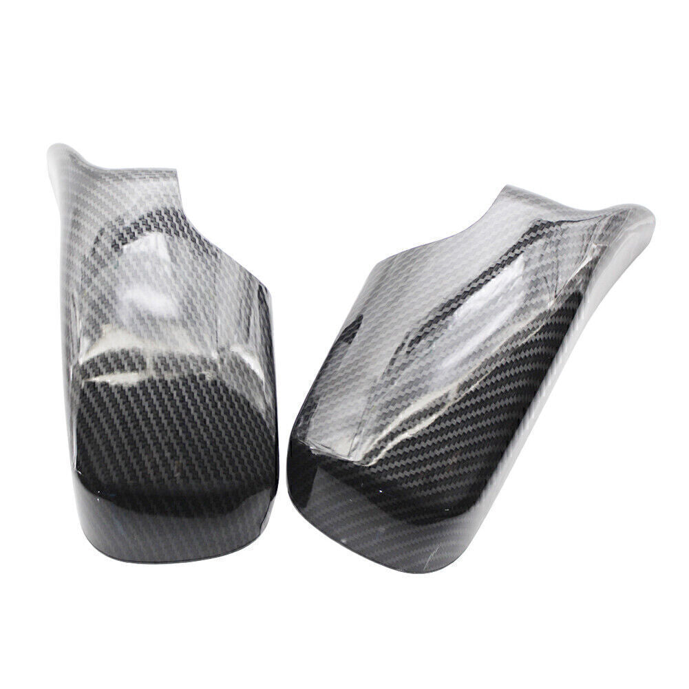 Carbon Fiber Rear View Mirror Cover Shell Fit for BMW E46 4 door 3 Series 1998-2005 Q