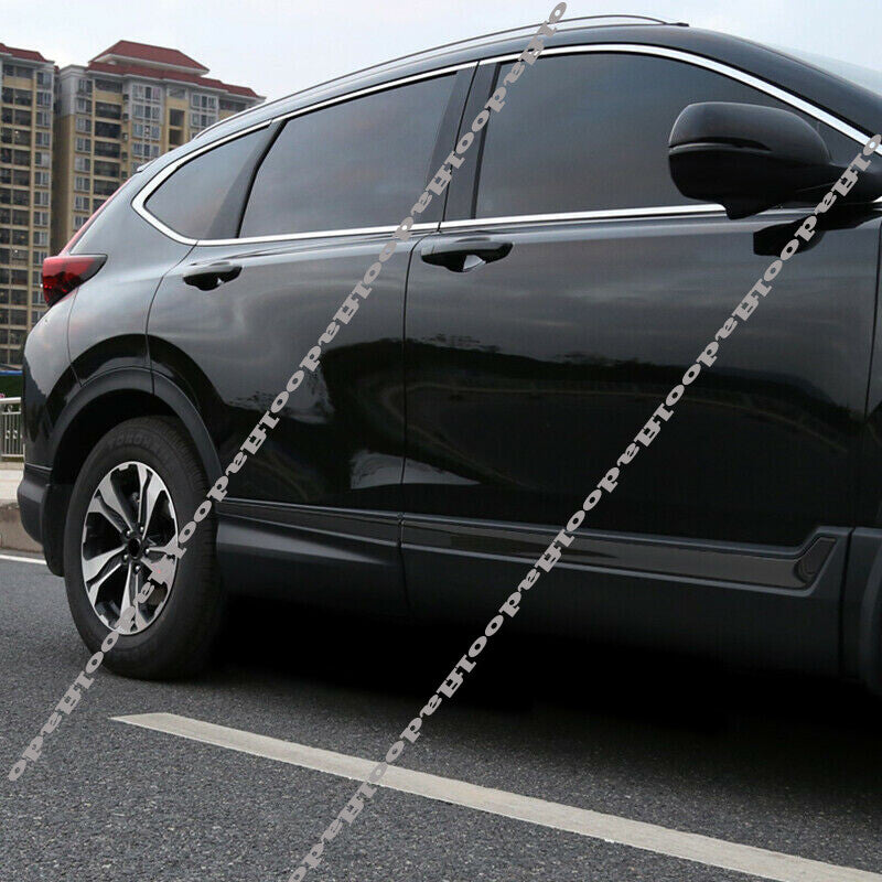 for Honda CR-V 2017-2022 Black titanium car Side Door Body Molding Trim Cover