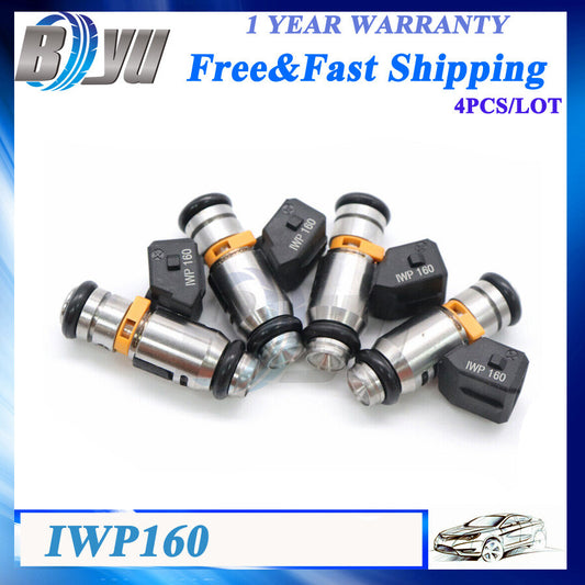 4PCS Fuel Injector IWP160 for Fiat 500 77363790 71792994 71724545 75112160