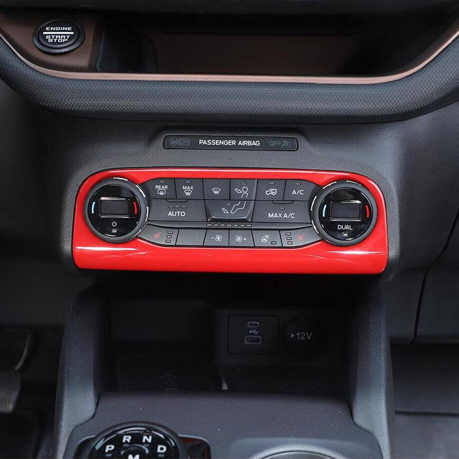 For 2021-2024 Bronco Sport ABS Red Air Condition Switch Panel Cover Trim 1P v