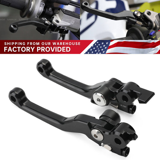 For Husqvarna FC FE TE FX TC TX 250 350 300 450 CNC Pivot Brake Clutch Levers Q
