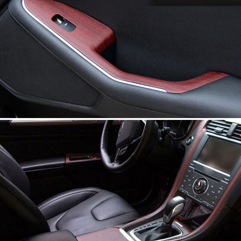 DIY Car Interior Design Wood Texture Grain Vinyl Packaging Stickers/Decals n