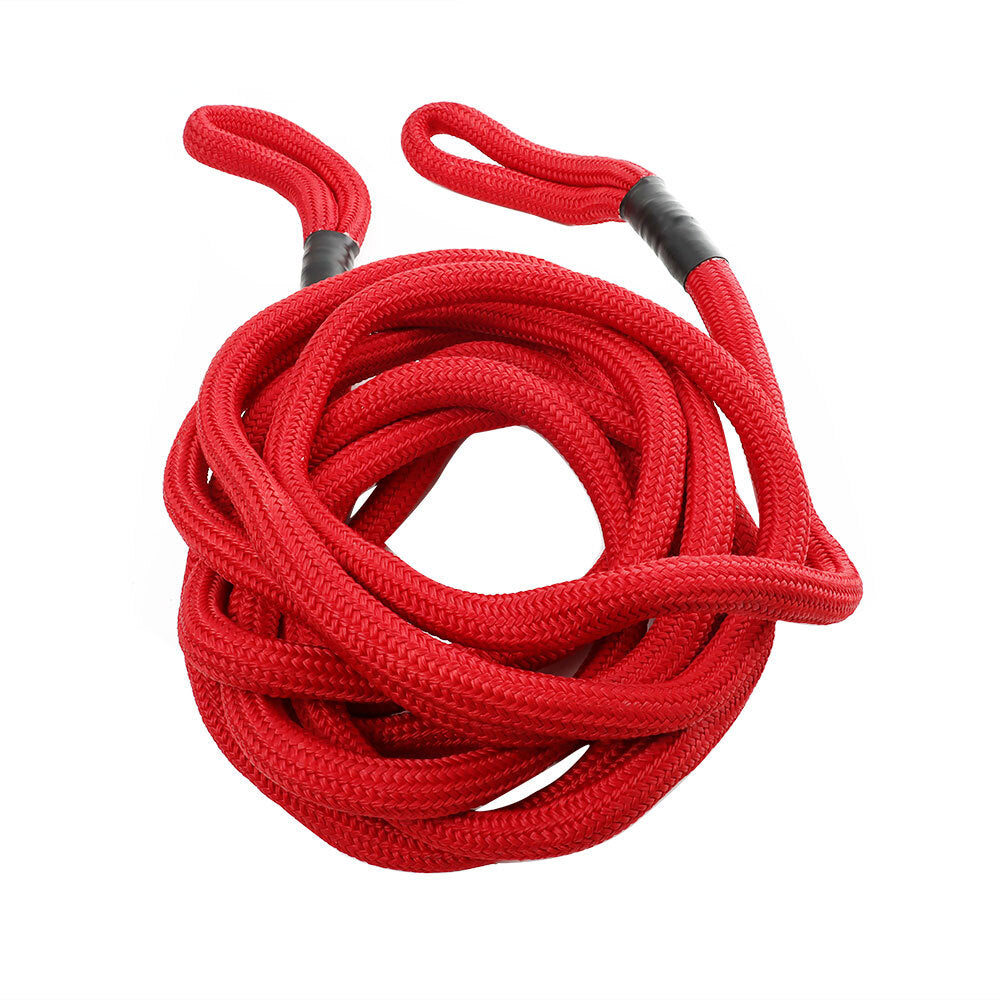 Recovery Kinetic Tow Rope 7/8 x 30' Energy Truck Tow Strap 30,000 lbs Red - n