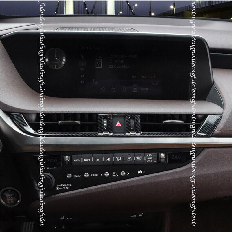 for Cadillac ATS 2014-2019 Real Carbon Fiber Rear Door Trunk Lid Tail Gate Trim v