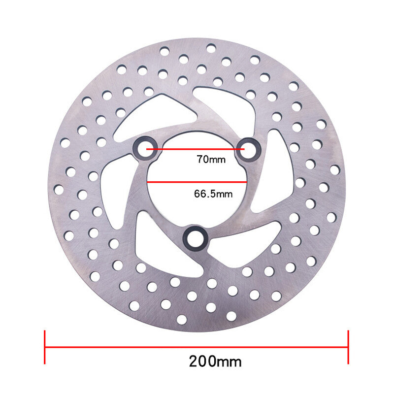 3-Hole Durable Brake Caliper Disc Disk Rotor Trail Quad Dirt Bike ATV Buggy Set v