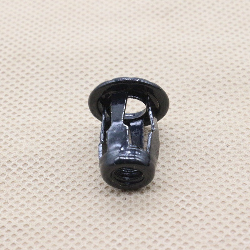 10-piece set of bumper license bracket nuts clips, rivet caps, and nuts suitable for Volkswagen and for Audi N90218403