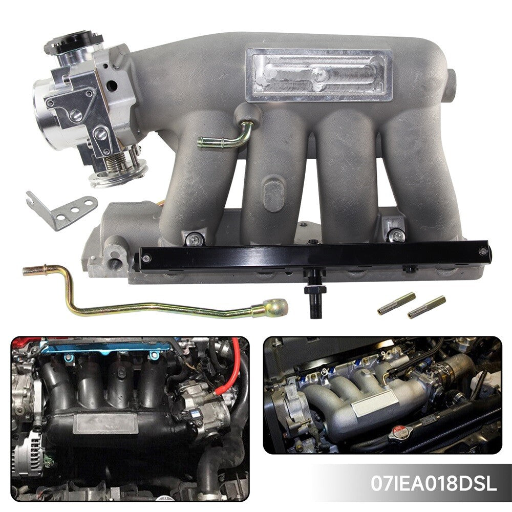Intake Manifold 70mm Throttle Body + Fuel Rail for Honda for Civic for Acura TSX K20 K24